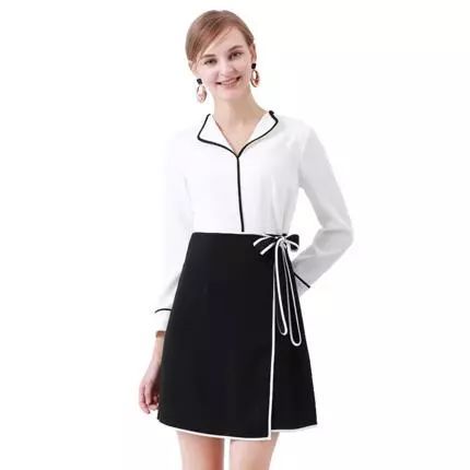 黑白拼色 永不過(guò)時(shí)的服飾經(jīng)典